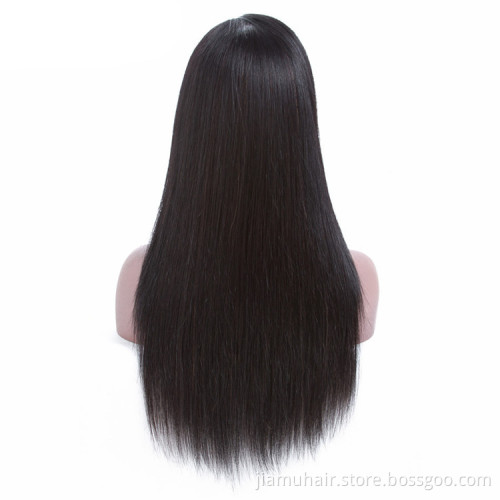 Lace Front Human Hair Wigs Brazilian Remy 100% Human Hair Straight Wig 13*4 Lace Frontal Wig Pre Plucked